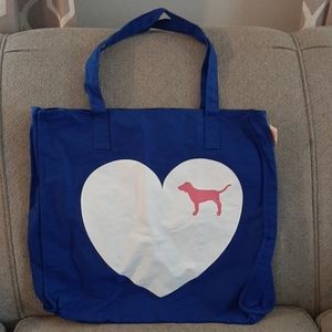 NWT Victoria's Secret Pink Dog Logo Tote Bag